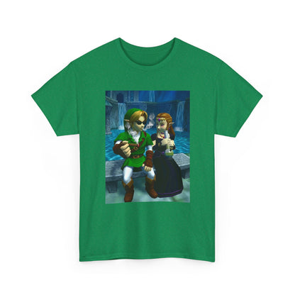 Link And Zelda Chillin' By The Water