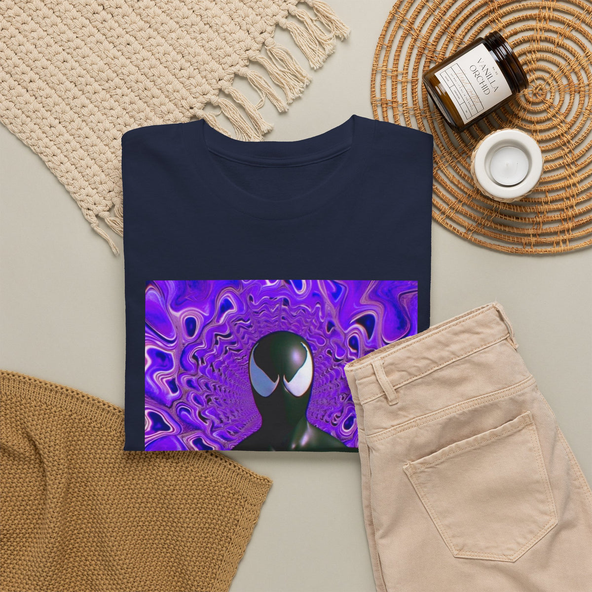 Venom Spider-Man Holding Purple Double Cup