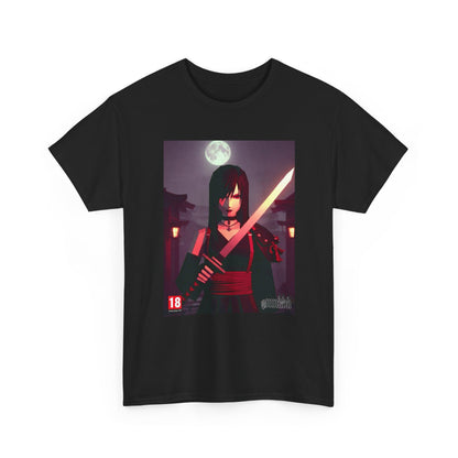 Samurai Warrior With Glowing Katana Tee