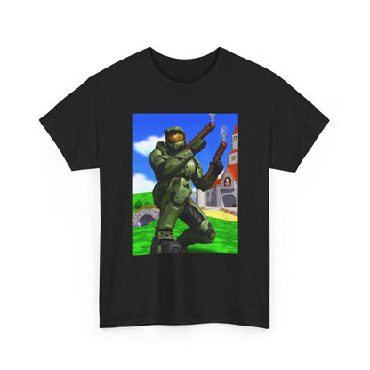 Master Chief Blazing In Mushroom Kingdom