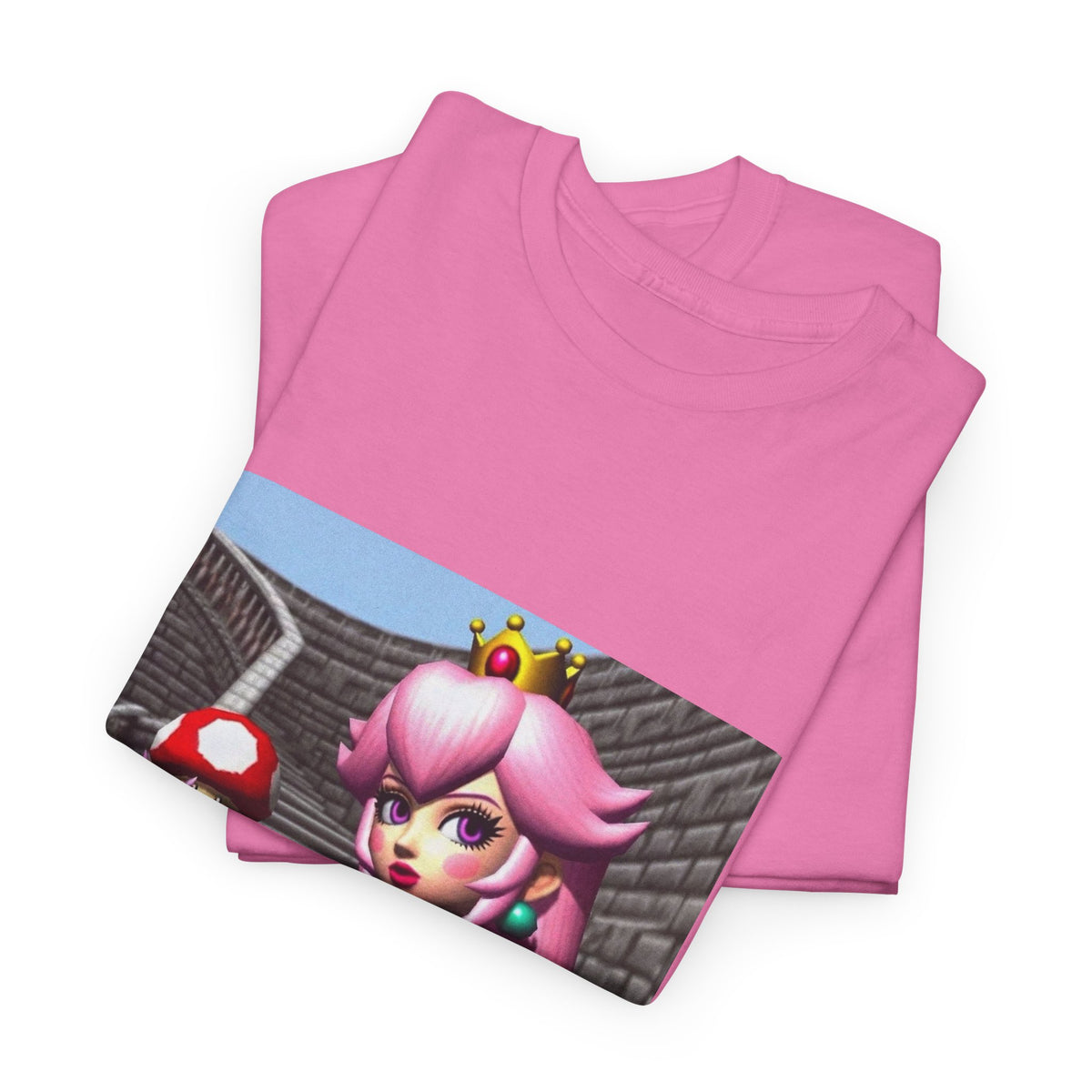 Gothic Princess Peach With Mushroom Tee