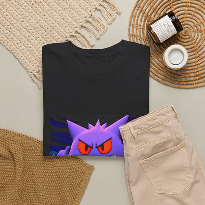 Gengar Flipping The Bird Halloween Tee