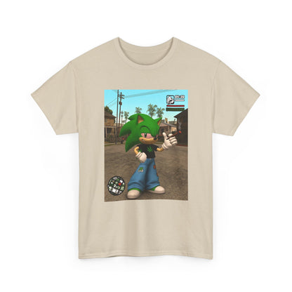 Stoned Green Hedgehog Blazing In Grove Street