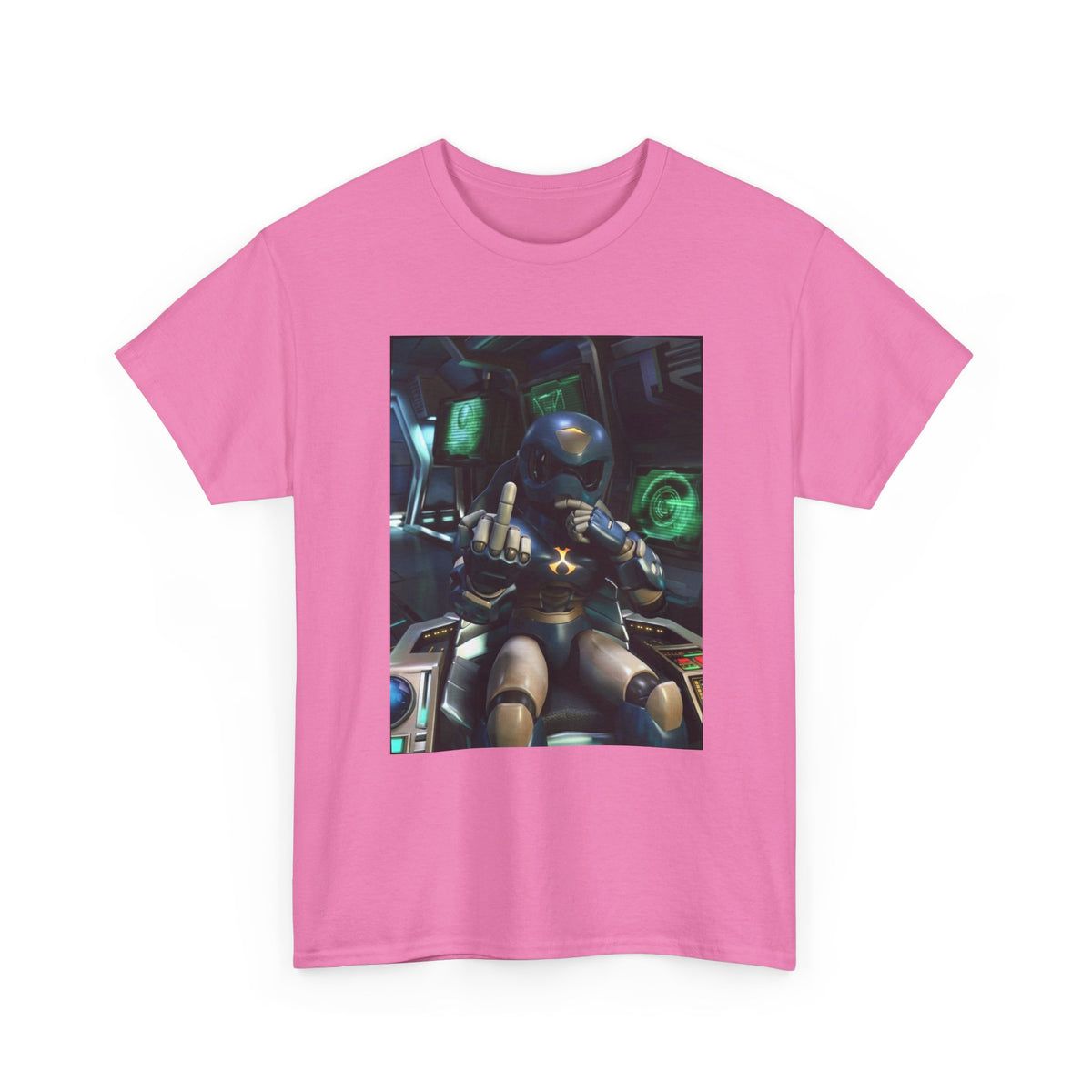 Sci-Fi Pilot Flipping The Bird Tee