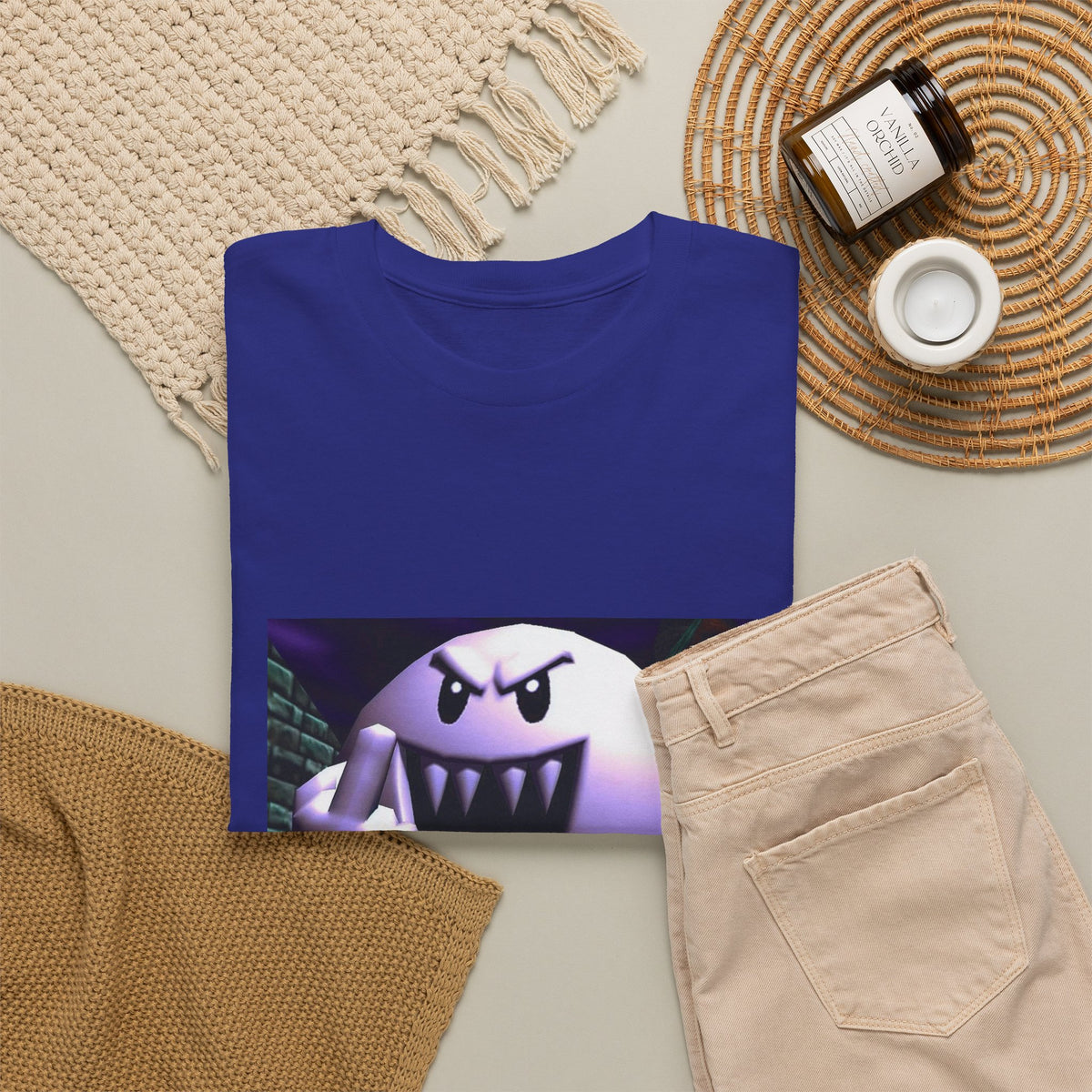 Aggressive Boo Flipping The Bird Tee
