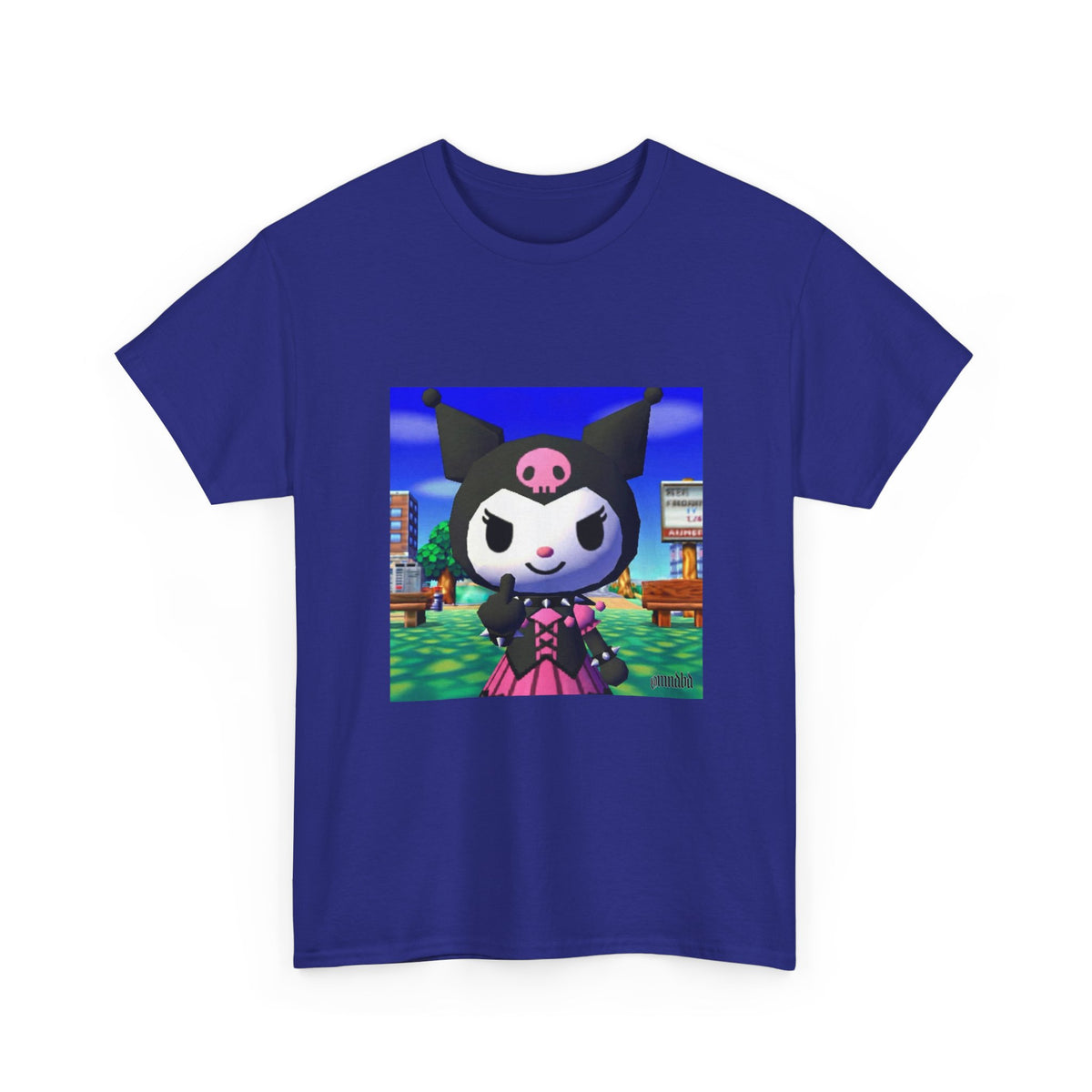Kuromi Flipping The Bird In Animal Crossing