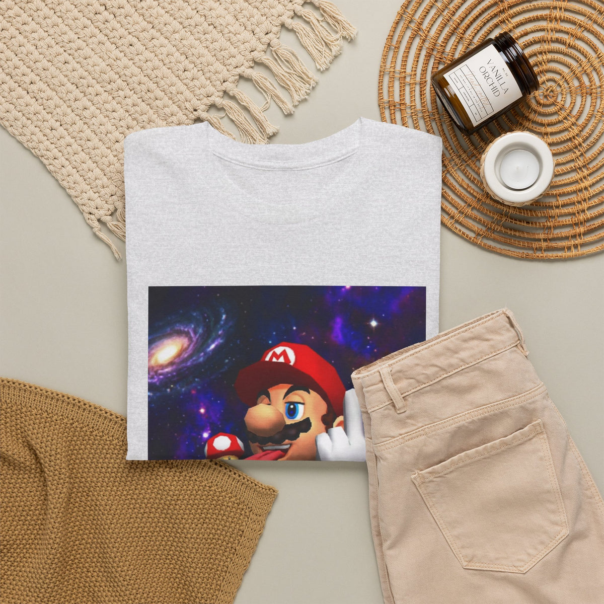 Mushroom-Tripping Plumber Gives The Finger Tee