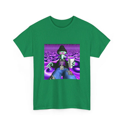 Squidward Sipping Lean In A Purple Haze