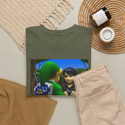 Link And Ocarina Girl Meeting