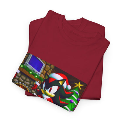 Shadow The Hedgehog Christmas Drip Tee