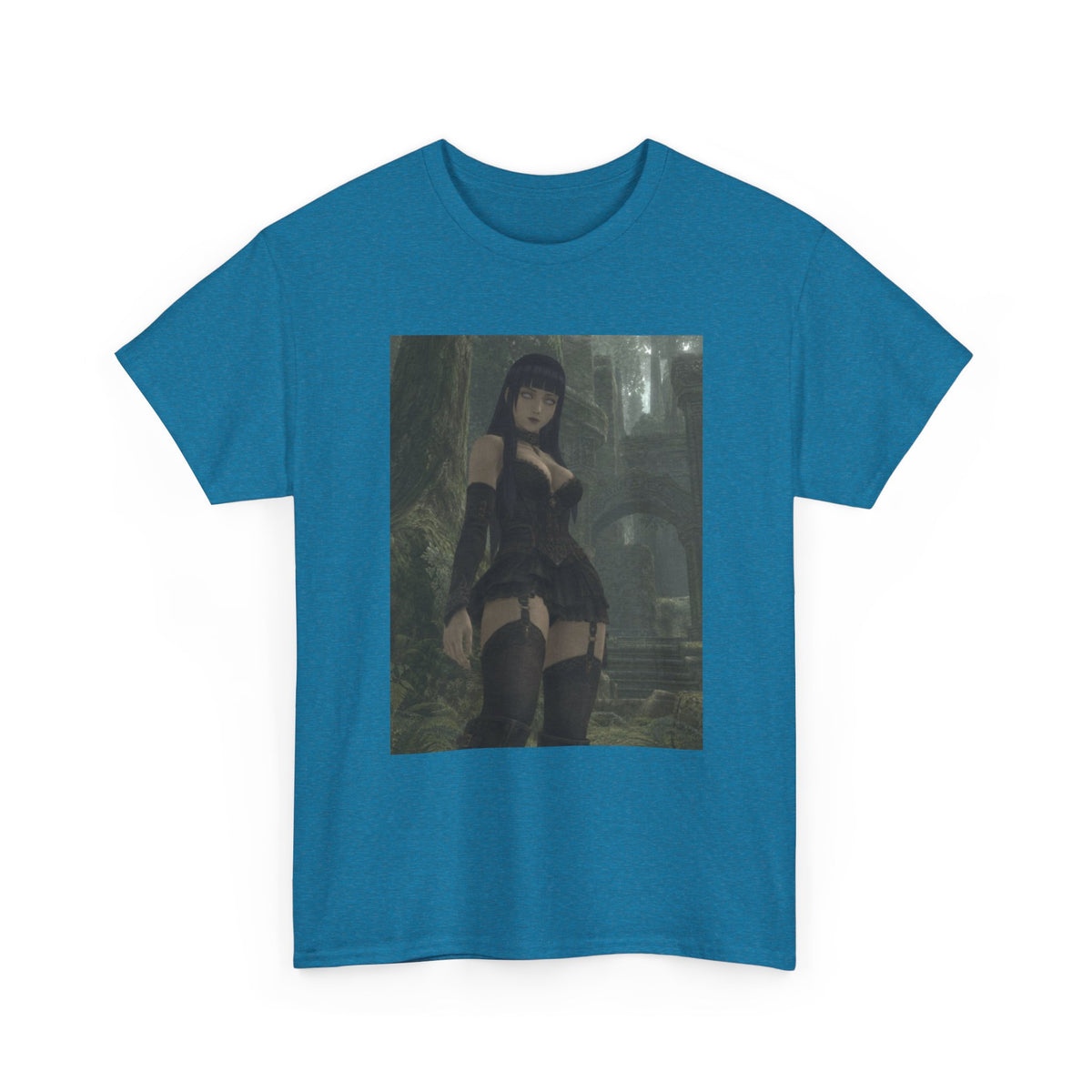 Gothic Byakugan Maiden In Ancient Ruins Tee