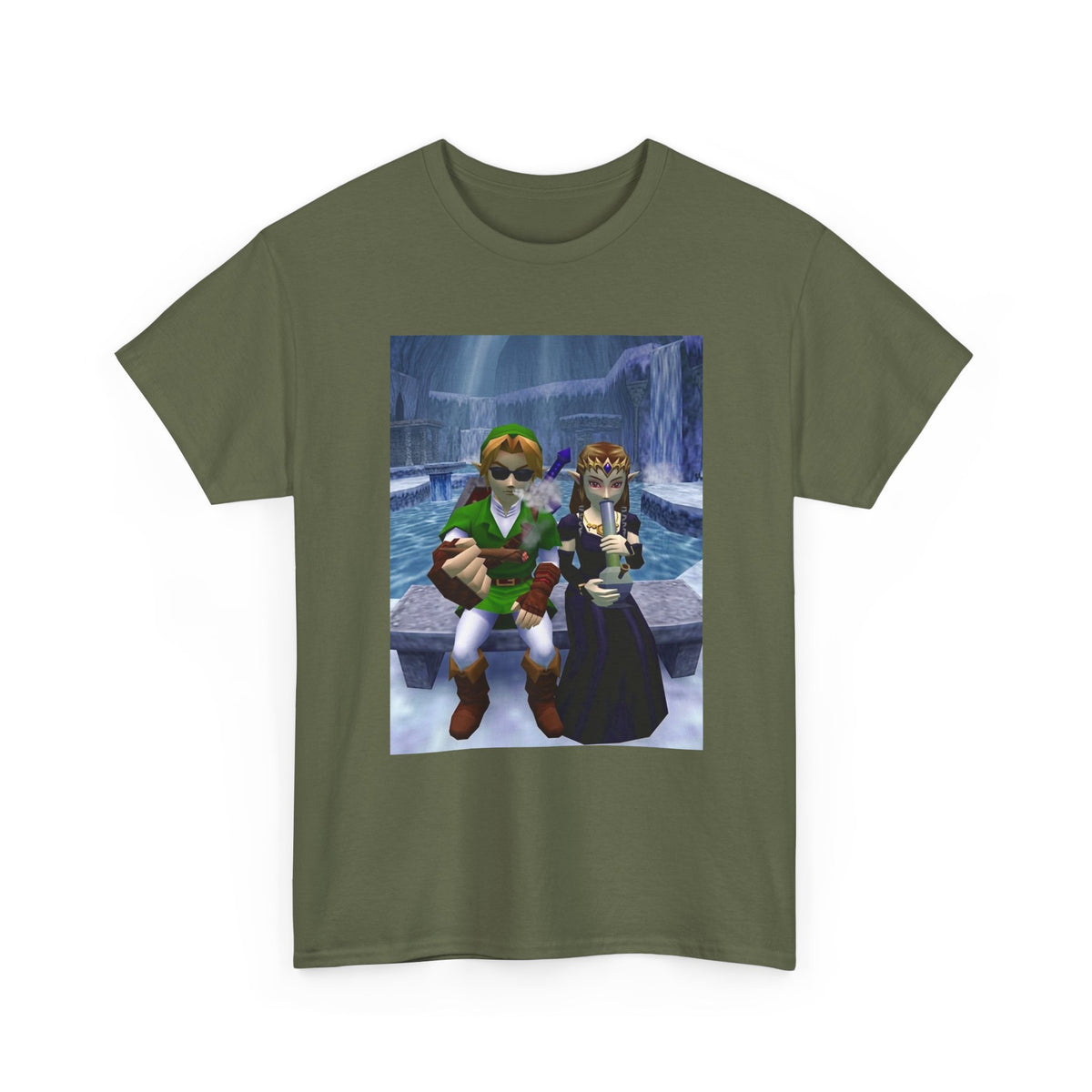 Hyrule Heroes Chilling In Ice Cavern