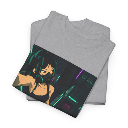 Green Horizon Blur Graphic Tee