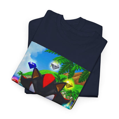 Shadow The Hedgehog Flipping The Bird Tee