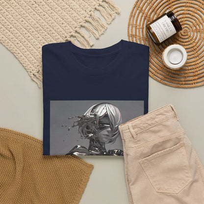 Liquid Chrome Abstract Tee