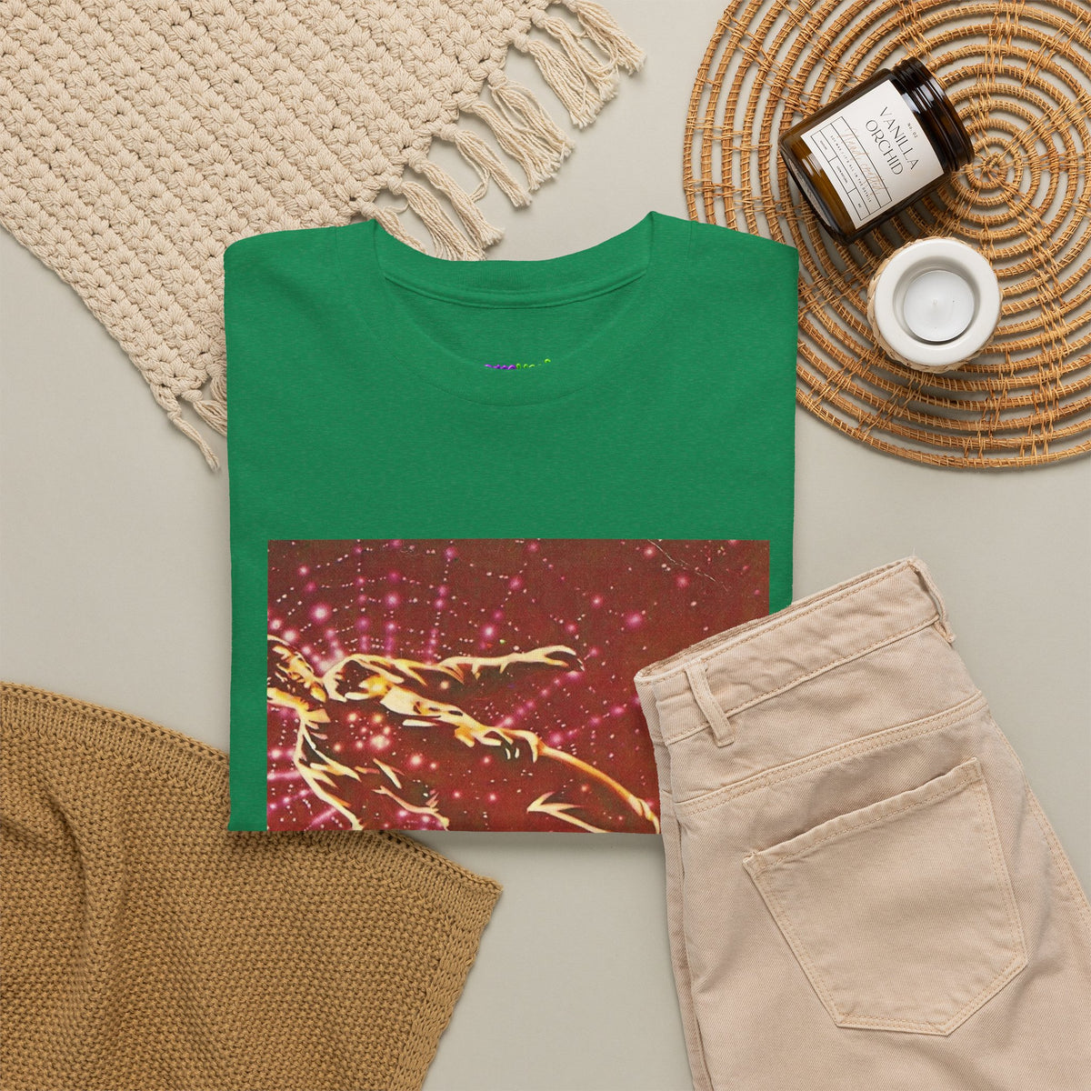 Dispersed Text Graphic Tee