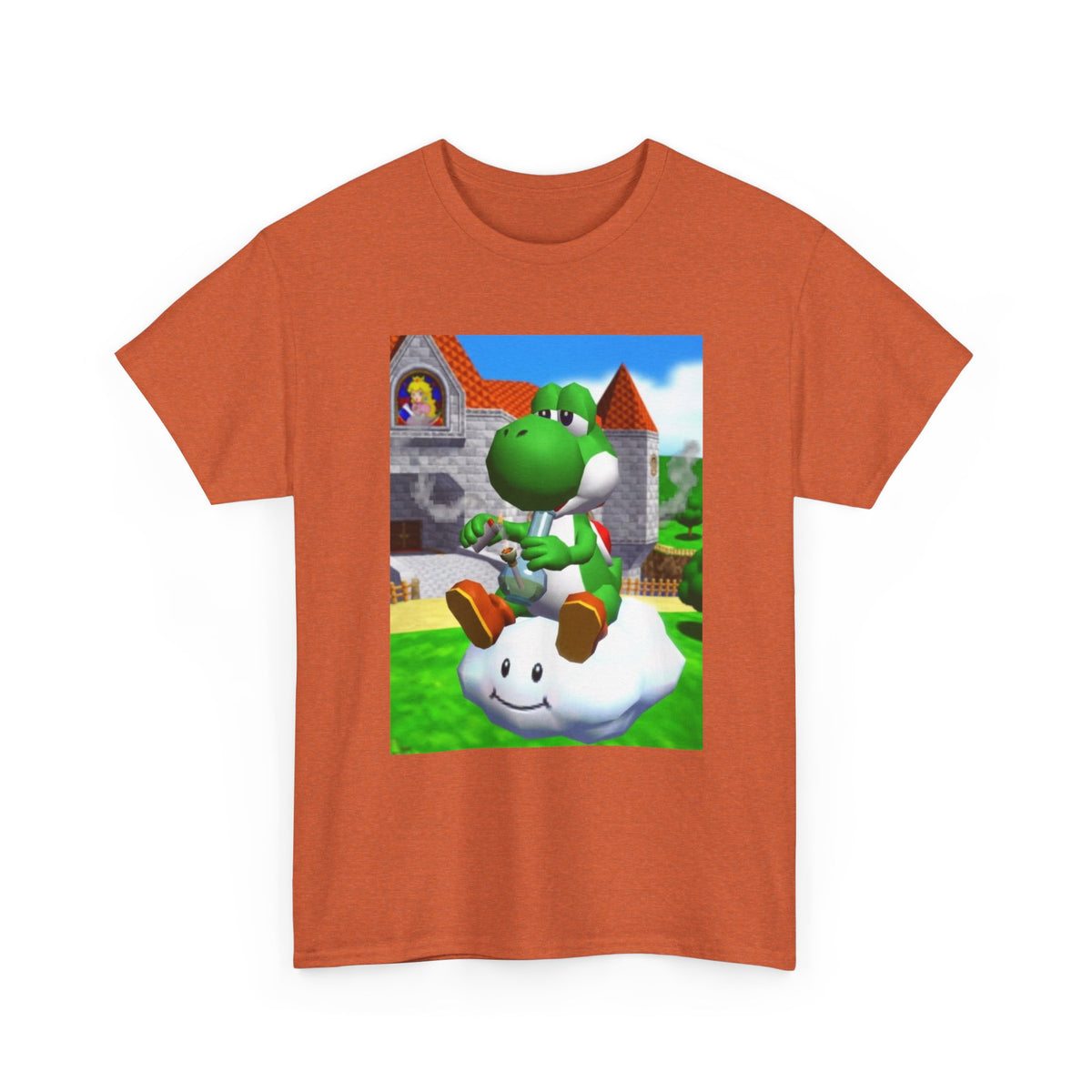 Yoshi Hitting The Bong On Cloud Tee