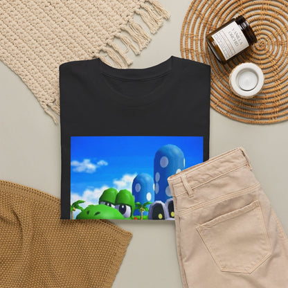 Yoshi and Dry Bones Flipping The Bird Tee (Design 4)