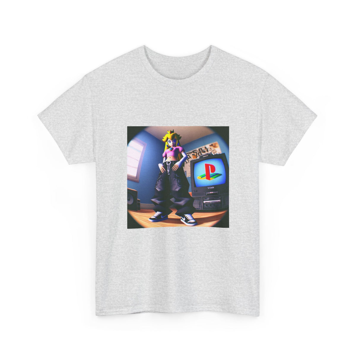 Princess Peach Y2K Drip Tee