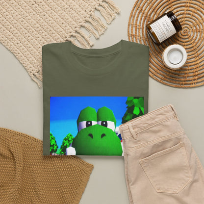 Yoshi Giving The Finger Tee (Design 4)