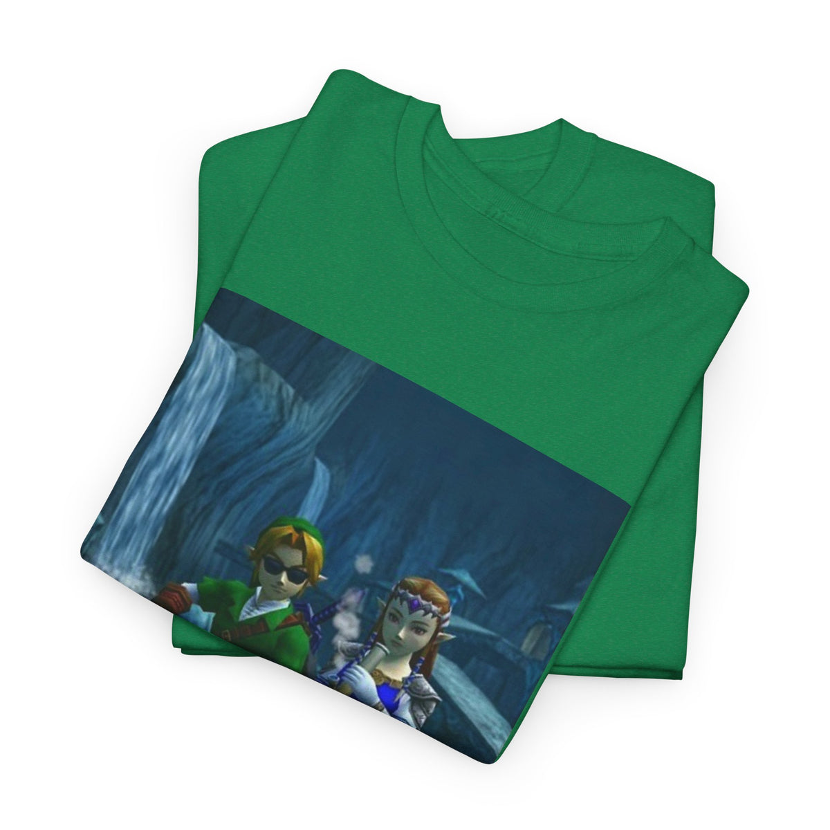 Link And Zelda Chilling With A Bong Tee