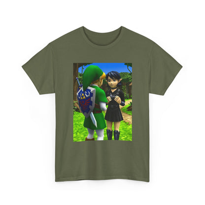 Link And Ocarina Girl Meeting
