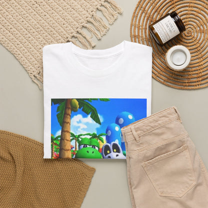 Yoshi And Dry Bones Flipping The Bird Tee (Design 6)