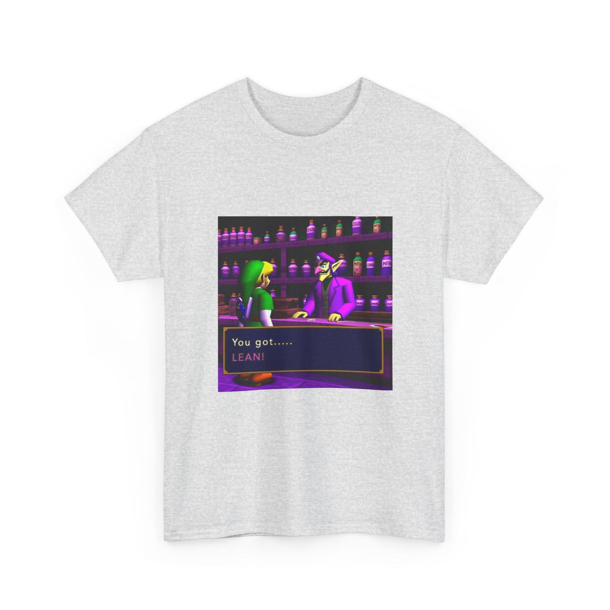 Link Gets Lean From Waluigi Tee