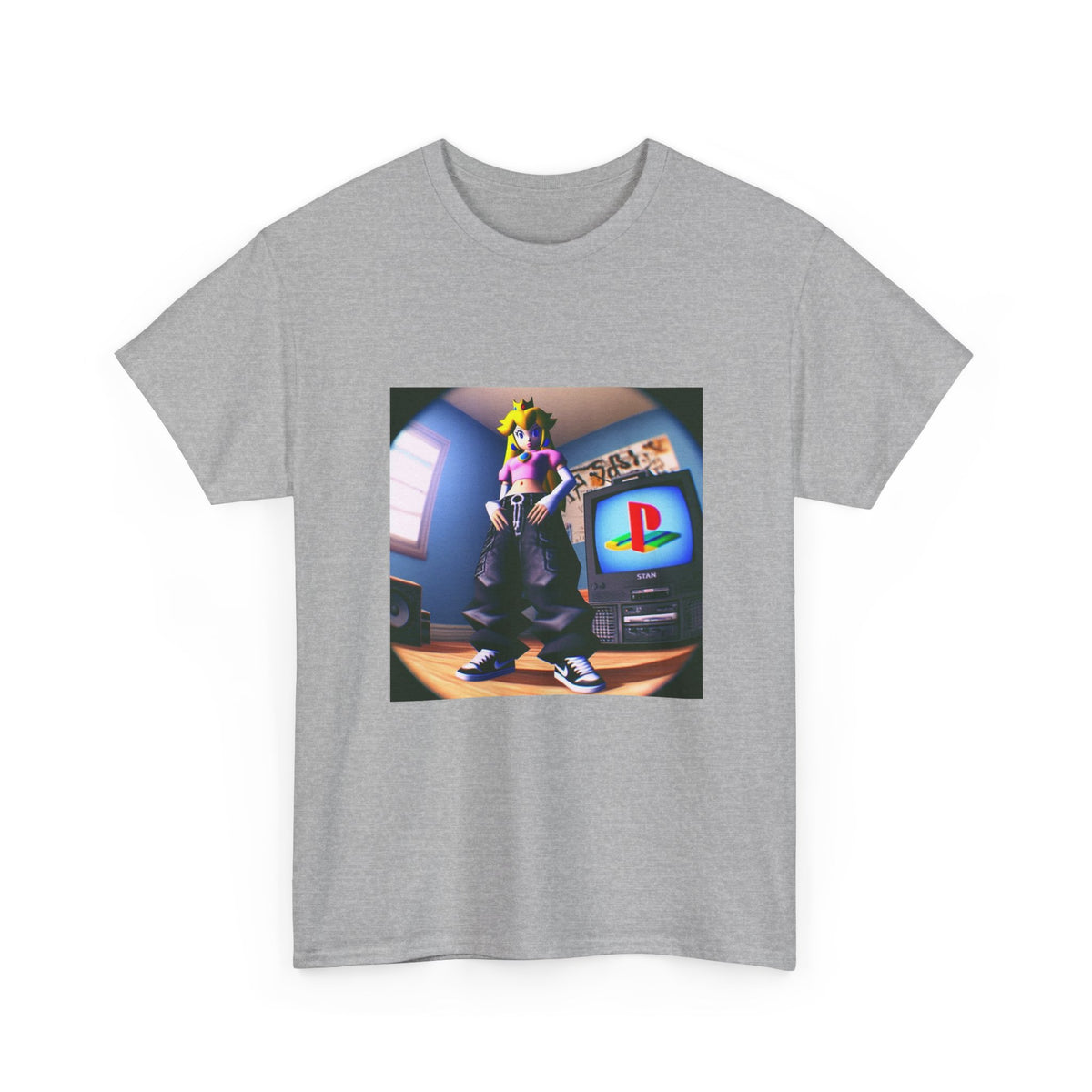 Princess Peach Y2K Drip Tee