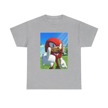 Knuckles Smoking Cigar On Tropical Beach