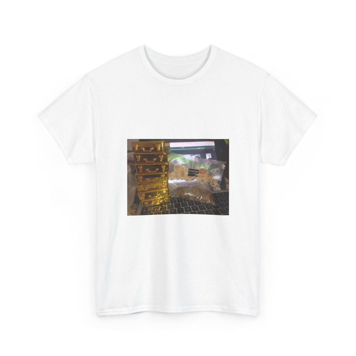 Gold Briefcase Stash Tee