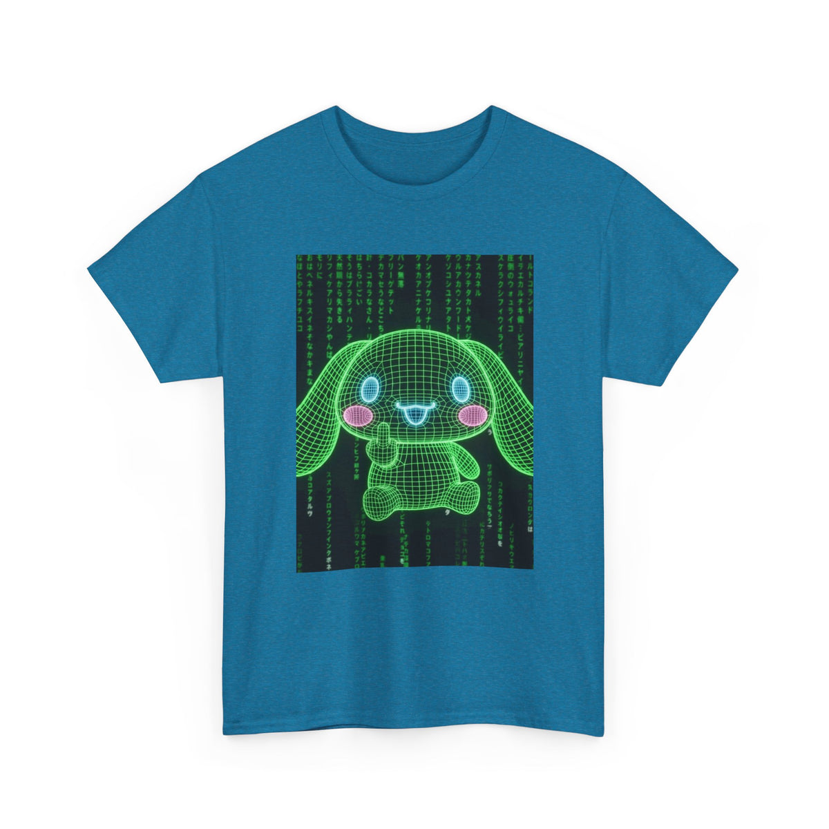 Wireframe Bunny Flips The Bird Tee