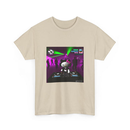 Hello Kitty DJing Dubstep Rave Tee