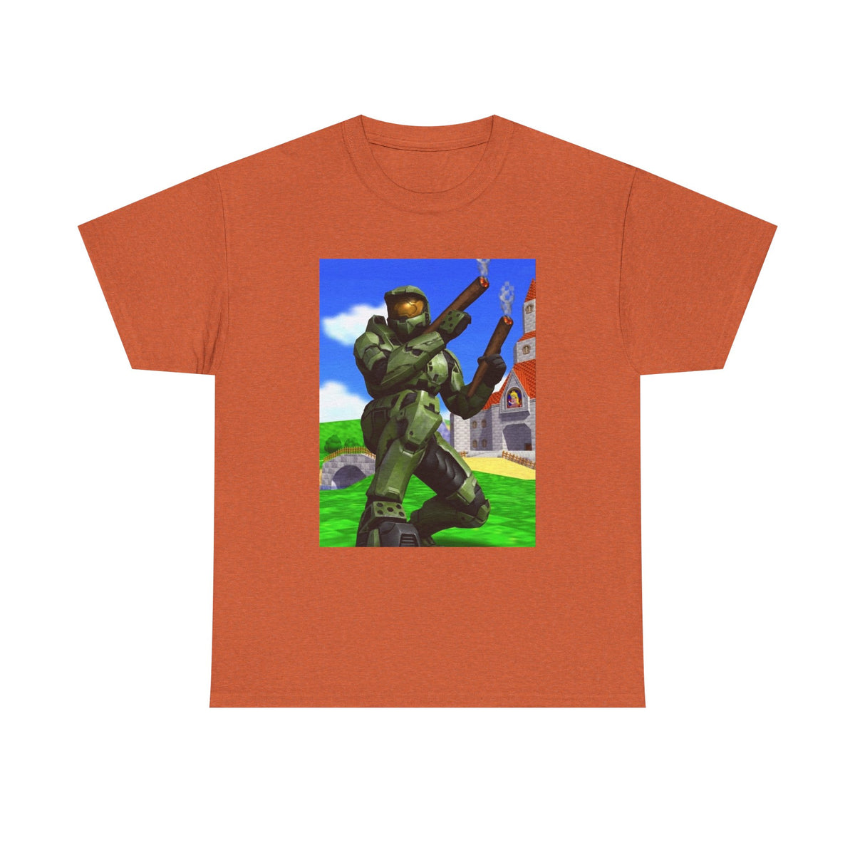 Master Chief Blazing In Mushroom Kingdom
