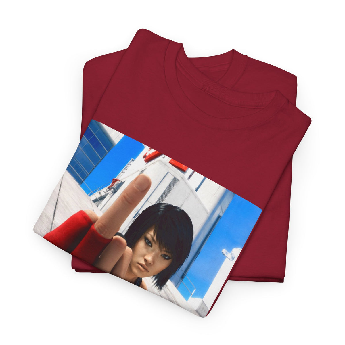 Faith Giving The Finger Tee
