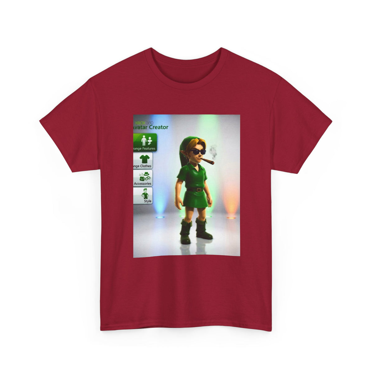 Xbox Avatar Link Smoking Blunt Tee