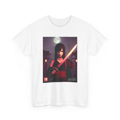 Samurai Warrior With Glowing Katana Tee
