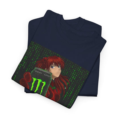 Asuka Wireframe Holding Monster Can