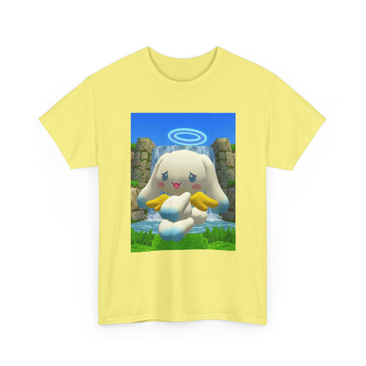 Angel Cinnamoroll Floating By Waterfall Tee
