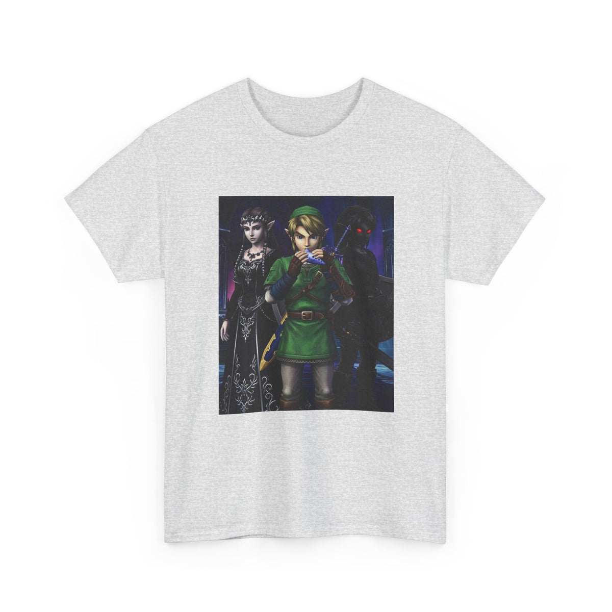 Link Playing Ocarina With Dark Companions Tee