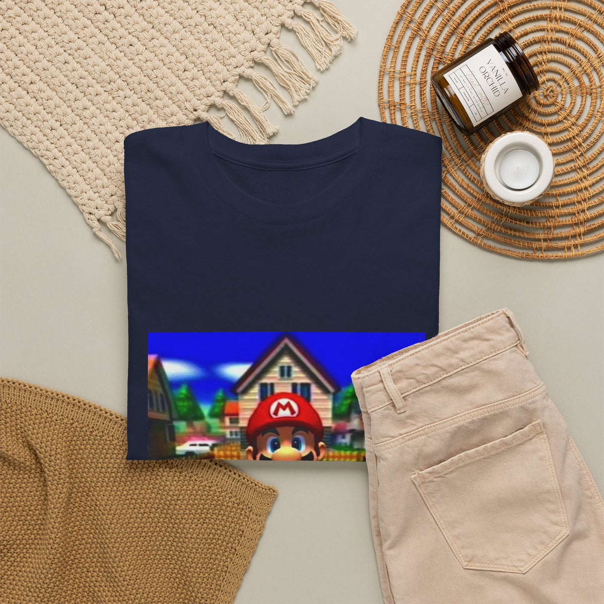 Mario Giving The Finger Tee