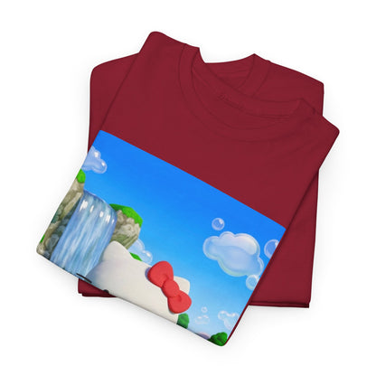 Kitty Flips The Bird Waterfall Tee