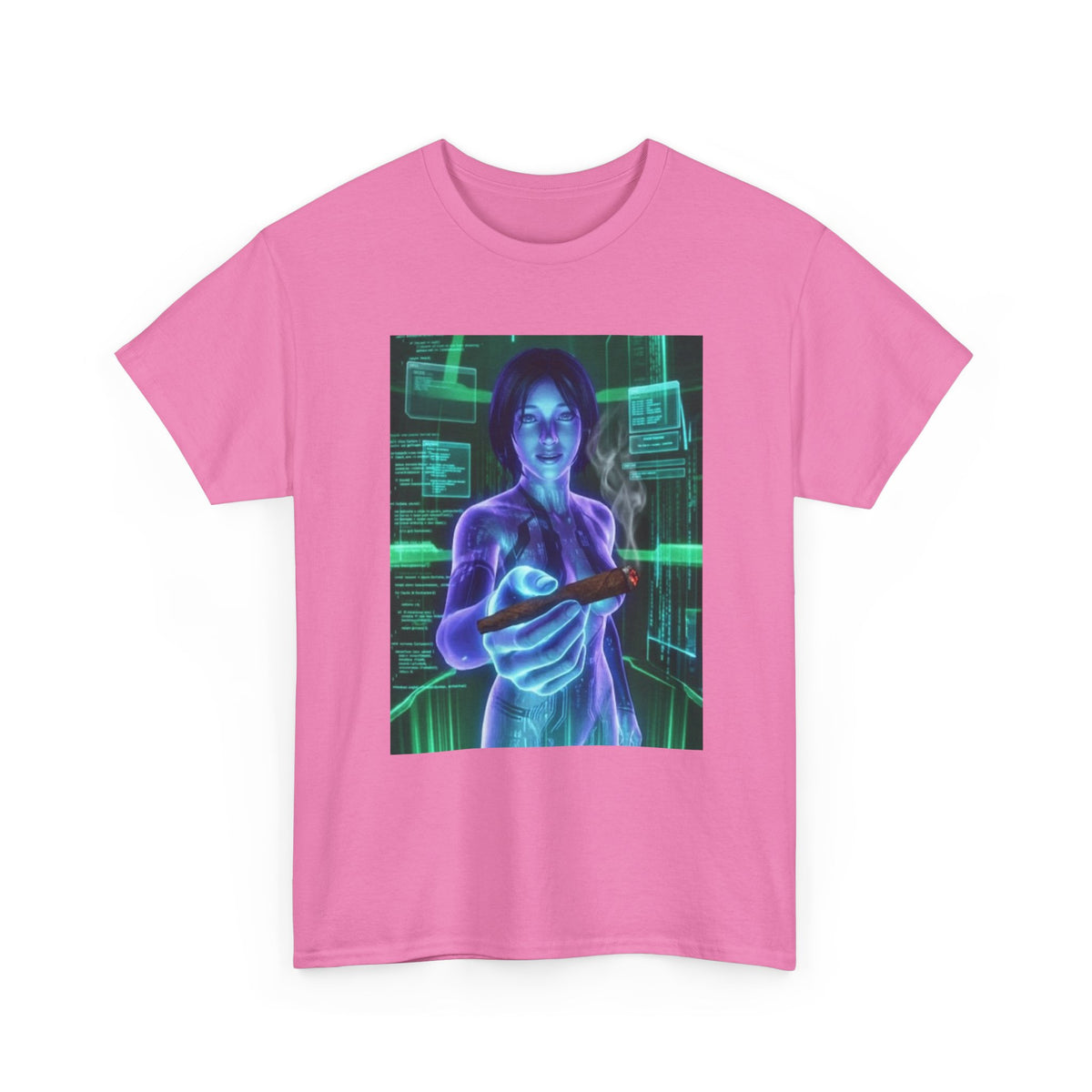Hologram Goddess Offering You A Blunt