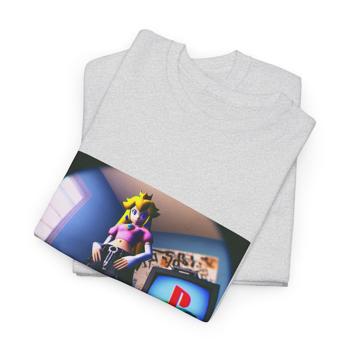 Princess Peach Y2K Drip Tee