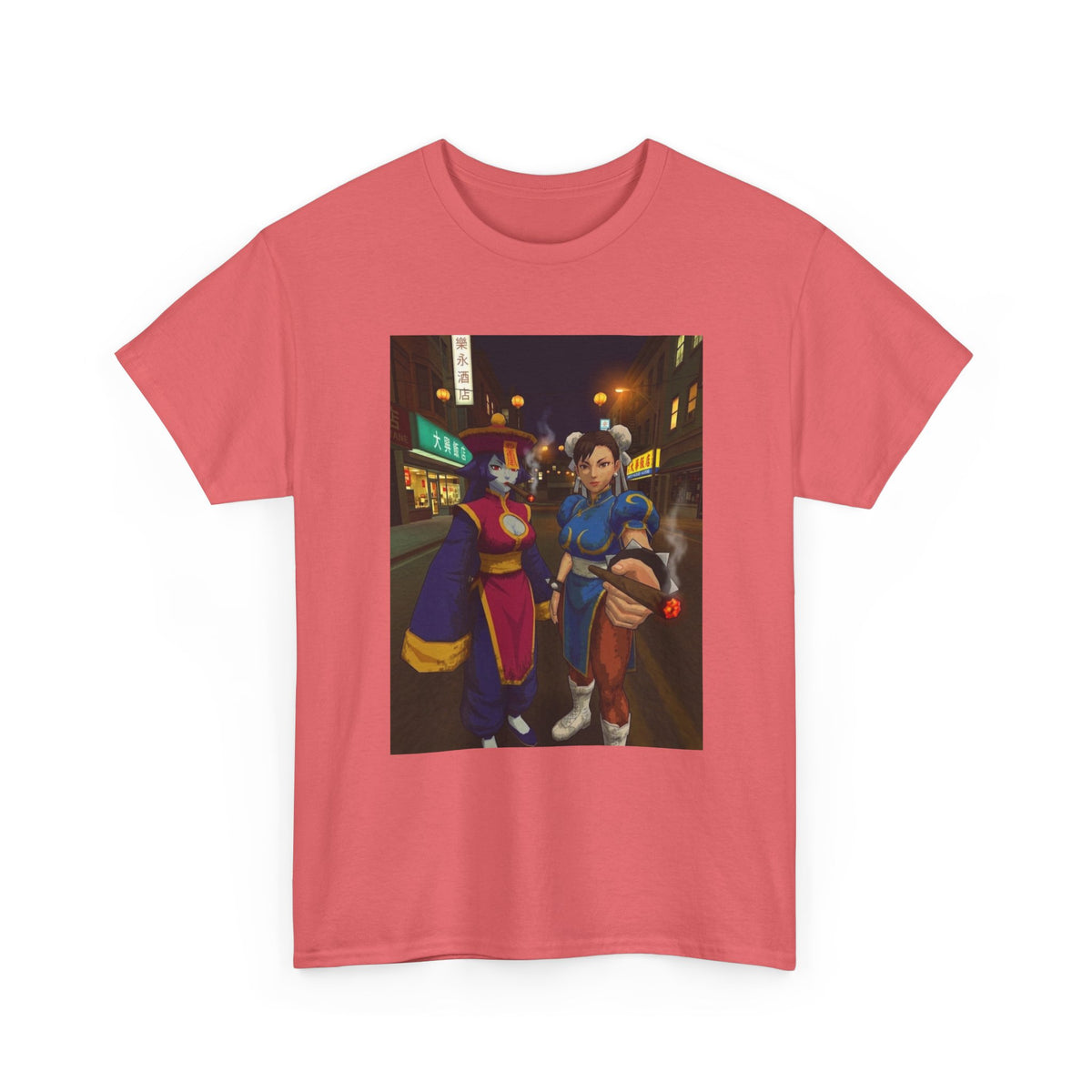Hsien-Ko And Chun-Li Sharing Blunts Tee
