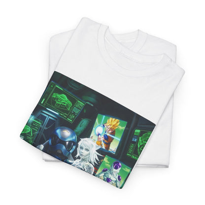 Cybernetic Pilot, Holographic Girl, And Dragon Ball Z