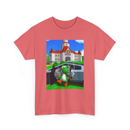 Yoshi Hotboxing Outside Princess Peach's Castle