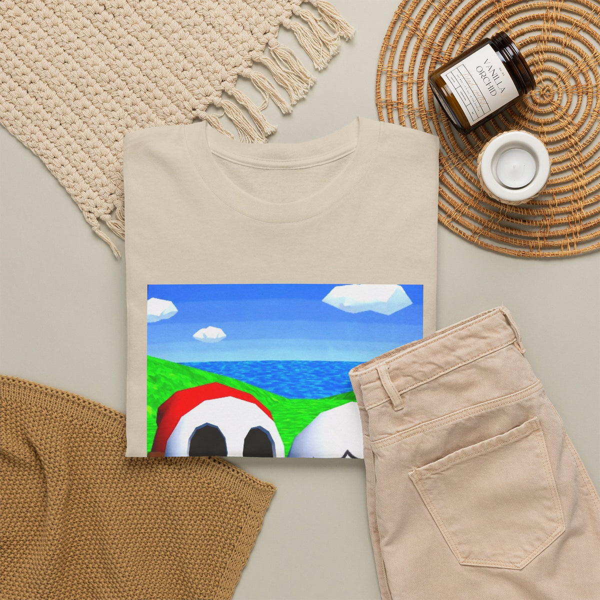Shy Guy And Boo Flipping Off Tee (Design 5)