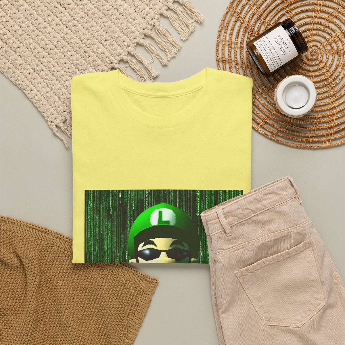 Matrix Luigi Smoking In The Glitch