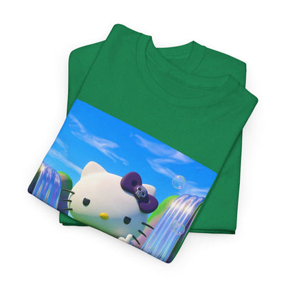 Goth Kitty Flipping Off In Wonderland